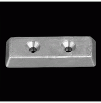 Sea Strainer Anode Rectangular plate h.c. 38 - 8mm-0.31" - ZINC - TEC-S-Z1 - Tecnoseal